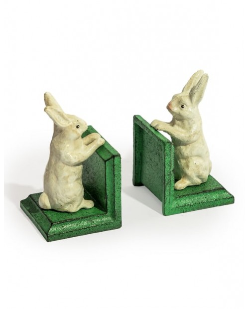 Knygų laikikliai kiškiai "White rabbit"
