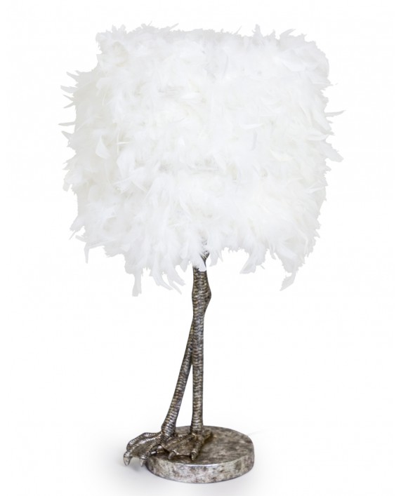 Stalinis šviestuvas "Bird Leg White/Silver" Stalinis šviestuvas "Bird Leg White/Silver"