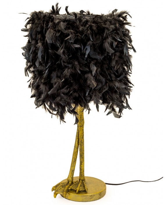 Stalinis šviestuvas "Bird Leg Black/Gold" 