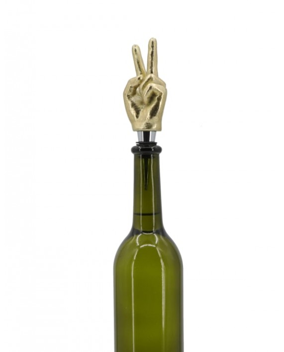 Kamštis buteliui "PEACE HAND"