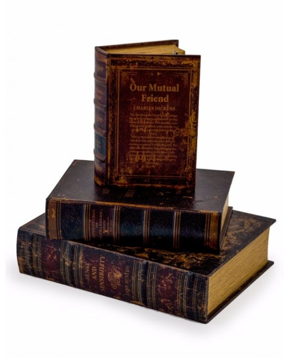 Dėžučių komplektas "Antique Book"