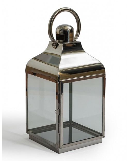 Žibintas "Polished Steel and Glass S"