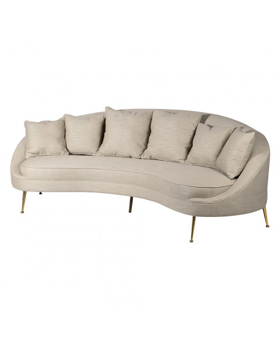 Sofa "Beige Curved" Sofa "Beige Curved"