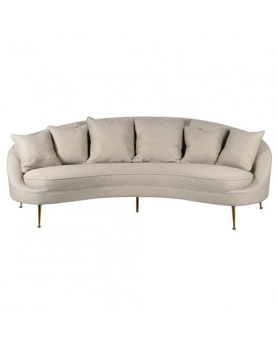 Sofa "Beige Curved" Sofa "Beige Curved"