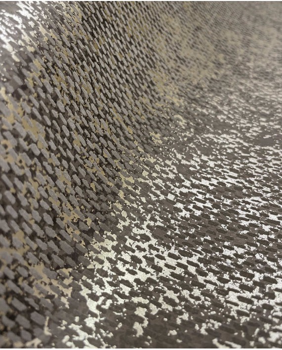 Tapetai "Sinamay Noir / Gold" 66083
