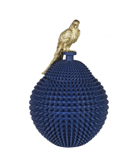 Indas / dekoracija su papūga "Parrot on Blue Jackfruit"