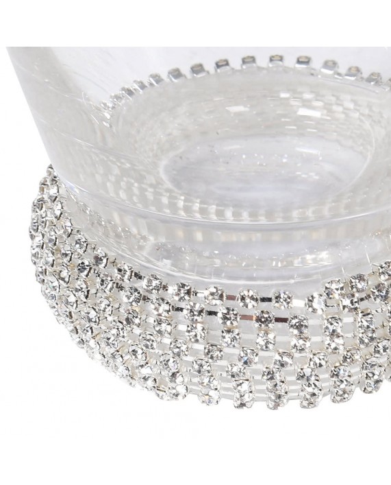 Stiklinės "DIAMANTE/SILVER" (4vnt)