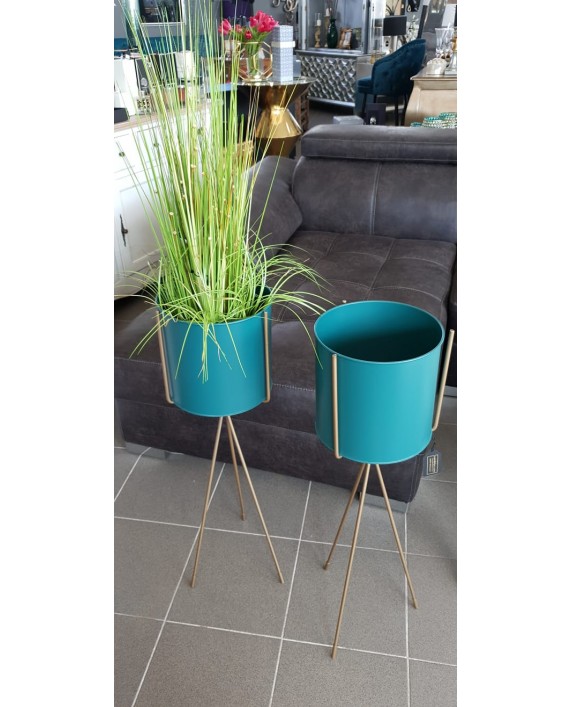 Gėlių stovas "Teal and Gold" 1vnt