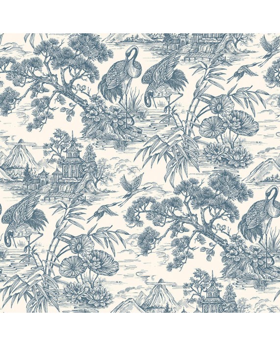 Tapetai "Natoru Navy / Cream" 91705