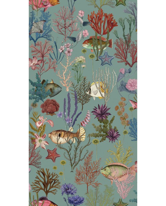 Tapetai "Cora Soft Aqua" 99430 Tapetai "Cora Soft Aqua" 99430
