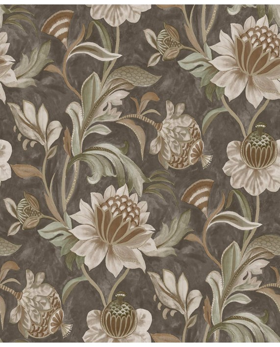 Tapetai "Cecelia Charcoal / Rust" 36354