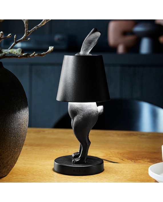 LED Lempa "Black Rabbit Hiding"