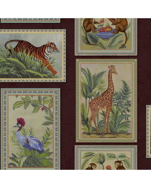 Tapetai "MENAGERIE Berry" 92012 