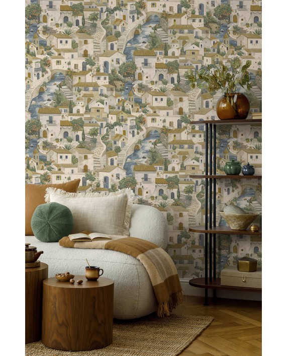 Tapetai "MONTEROSO Beige/Blue" 92021