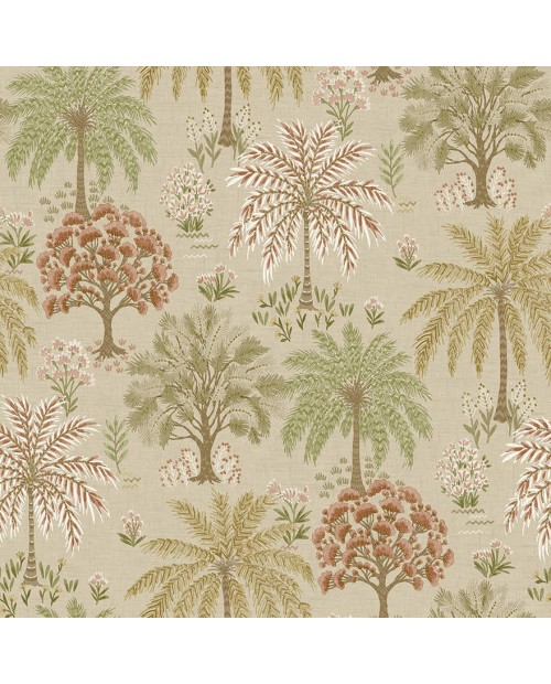 Tapetai "SOLANA Coral/Beige" 92030 