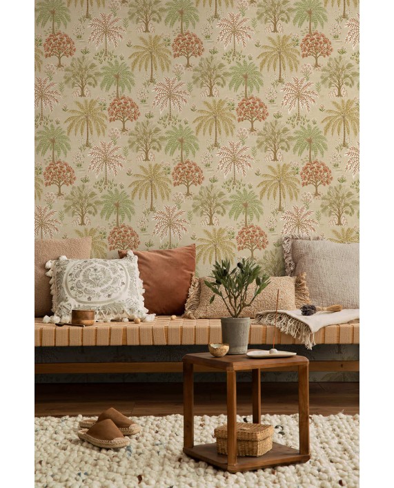 Tapetai "SOLANA Coral/Beige" 92030 