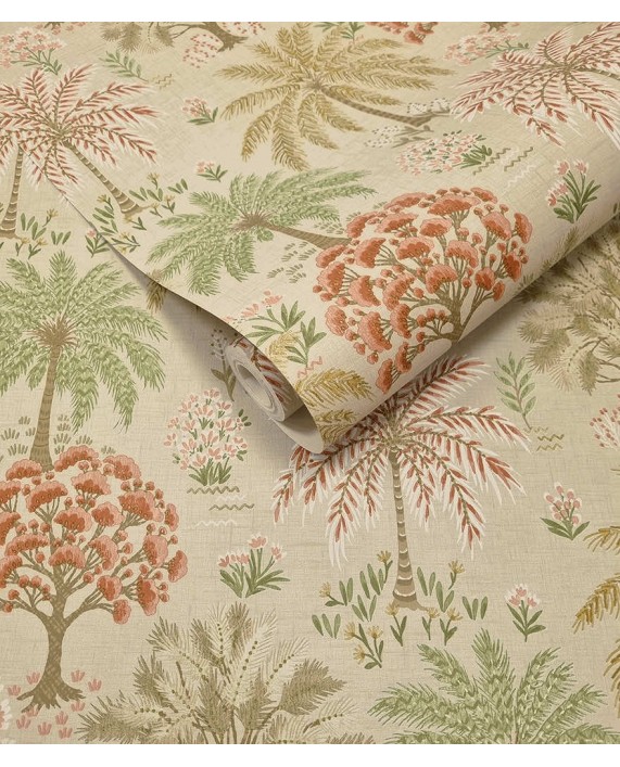 Tapetai "SOLANA Coral/Beige" 92030 