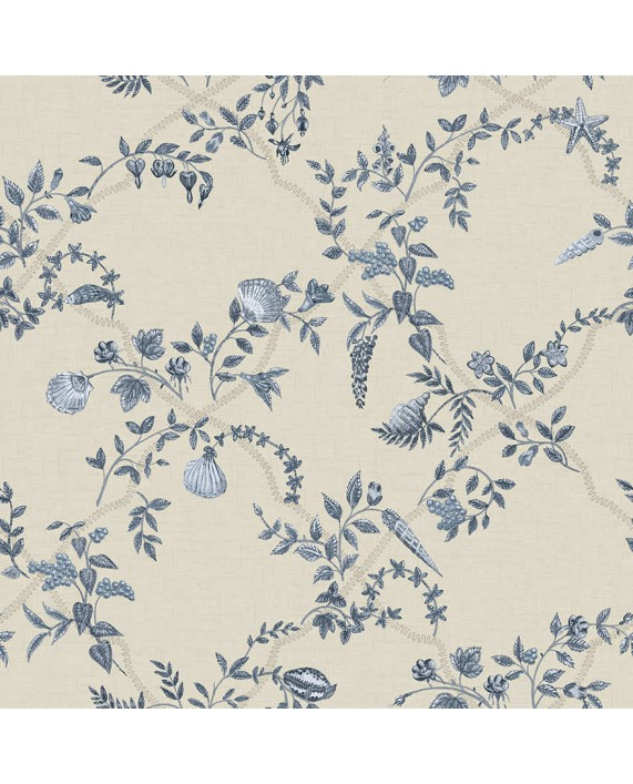 Tapetai "MARINA Blue/Cream" 92073 Tapetai "MARINA Blue/Cream" 92073