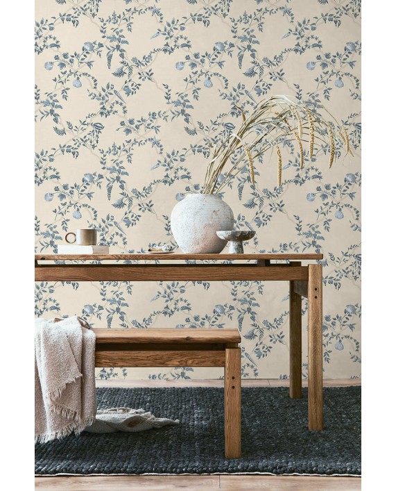 Tapetai "MARINA Blue/Cream" 92073 Tapetai "MARINA Blue/Cream" 92073