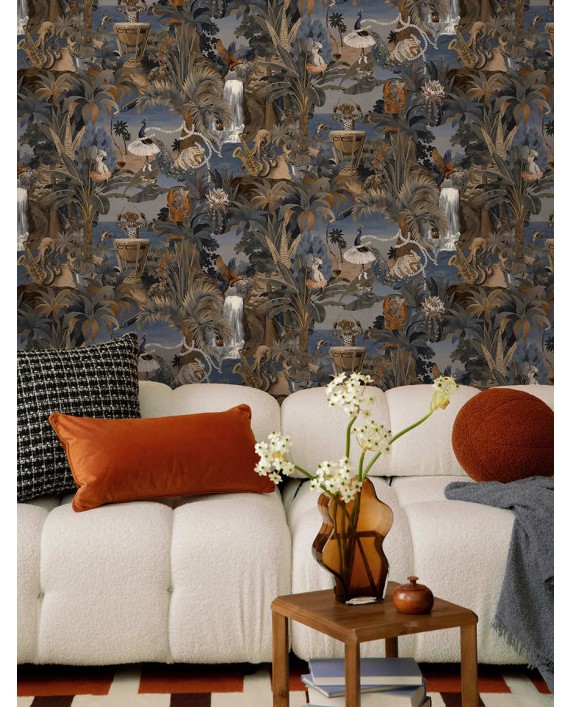 Tapetai "SUNSET CARNIVAL Navy" 92091
