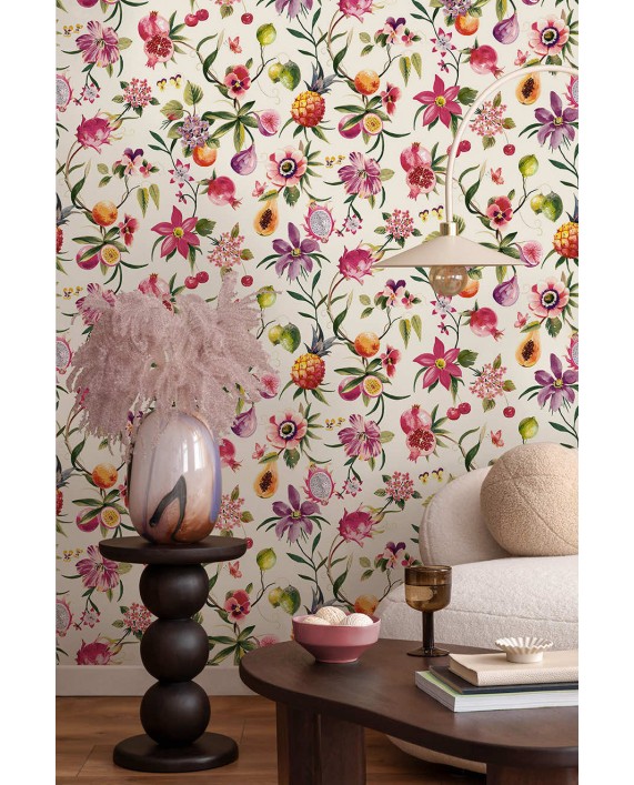 Tapetai "TROPICA Cream/Multi" 92111