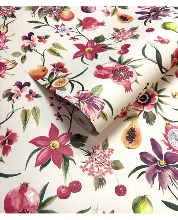 Tapetai "TROPICA Cream/Multi" 92111