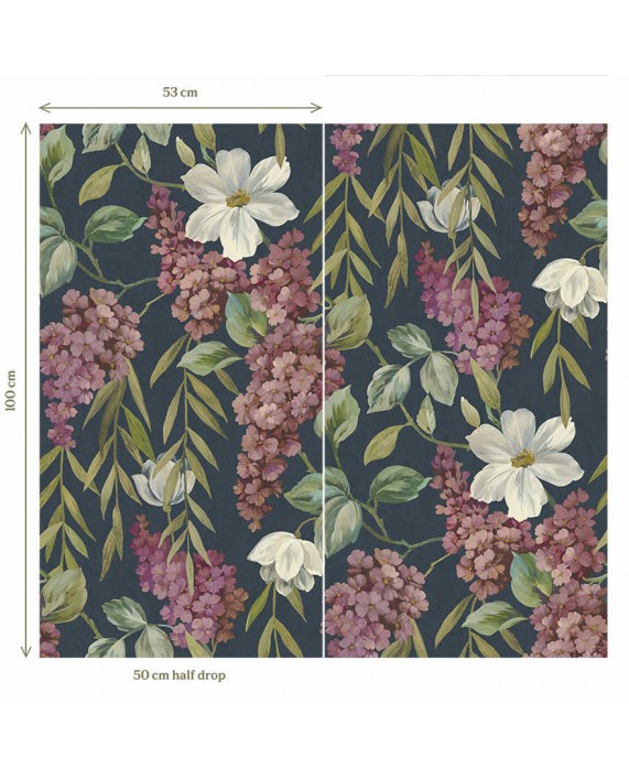Tapetai "BUDDLEIA Navy" 99550 