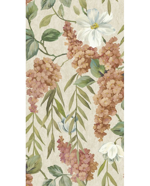 Tapetai "BUDDLEIA Coral/Beige" 99551