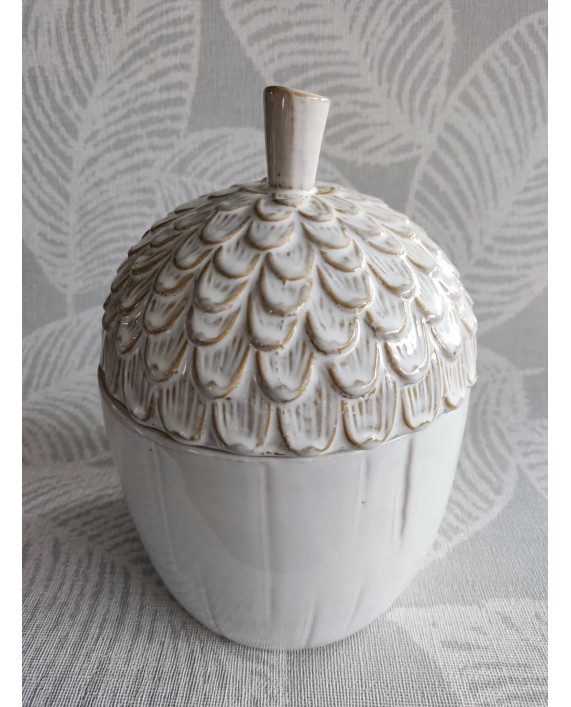 Keramikinis indas "White Acorn"