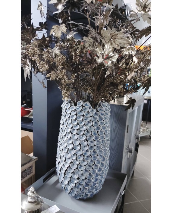 Keramikinė vaza "Leaf Grey"